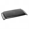 Staub Plancha piastra grill in ghisa compatibile con induzione, 38 cm, nero