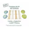 Smoby Life Set trave di equilibrio per bambini - percorso di equilibrio modulare da 10 pezzi con pietre, interno/esterno, da 2 anni