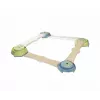 Smoby Life Set trave di equilibrio per bambini - percorso di equilibrio modulare da 10 pezzi con pietre, interno/esterno, da 2 anni