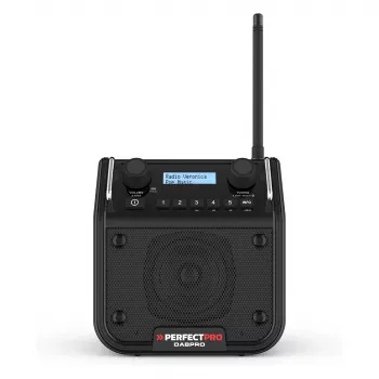 PerfectPro DABPRO Radio da cantiere DAB+ FM Bluetooth IP65 nero