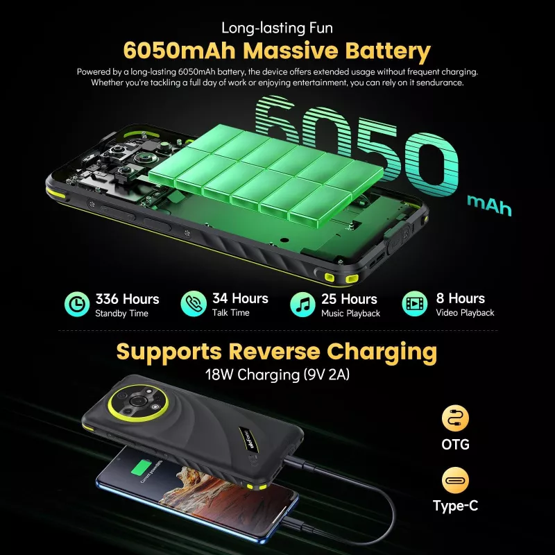 ULEFONE ARMOR X31 PRO 8/256GB nero Telefono cellulare rugged