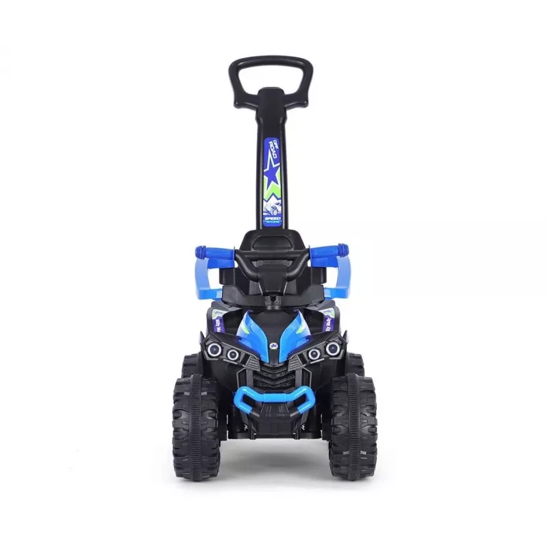 MILLY MALLY Bicicletta per bambini con asta di spinta blu