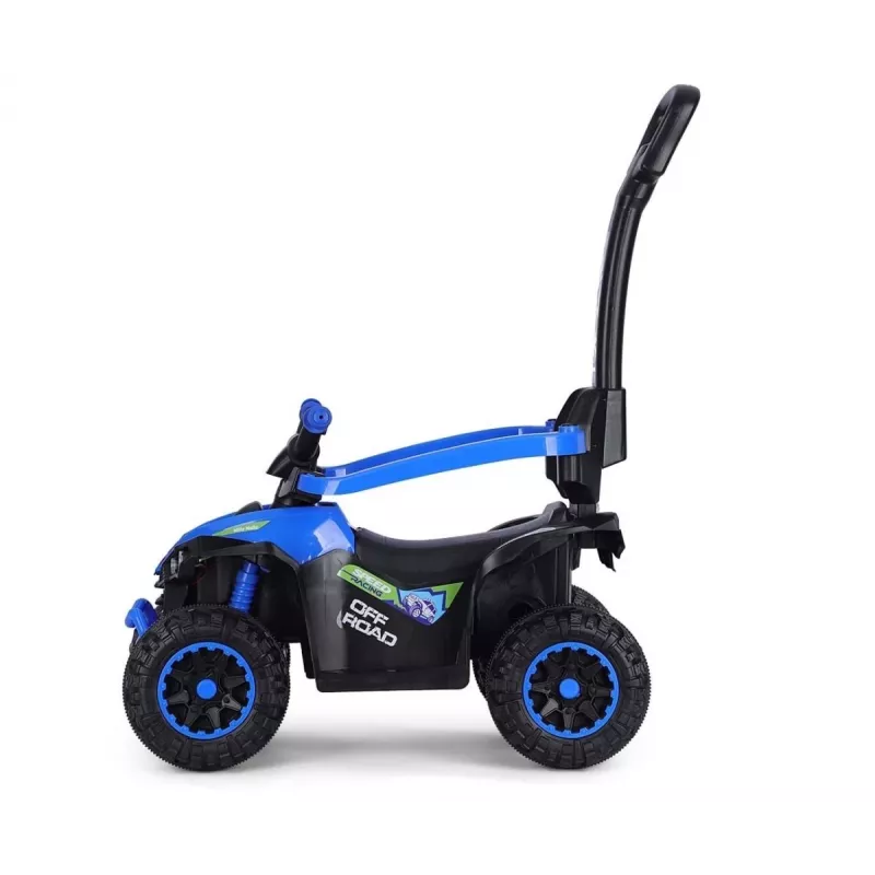 MILLY MALLY Bicicletta per bambini con asta di spinta blu