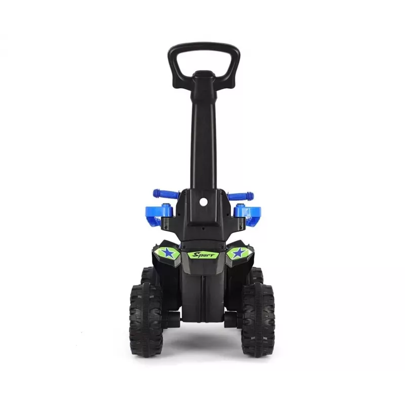 MILLY MALLY Bicicletta per bambini con asta di spinta blu