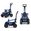 MILLY MALLY Bicicletta per bambini con asta di spinta blu