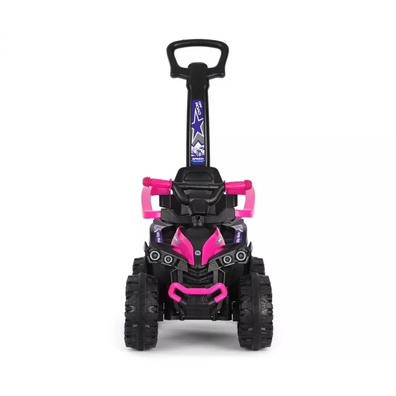 MILLY MALLY Bicicletta per bambini con asta di spinta Wild Pink 12 pollici