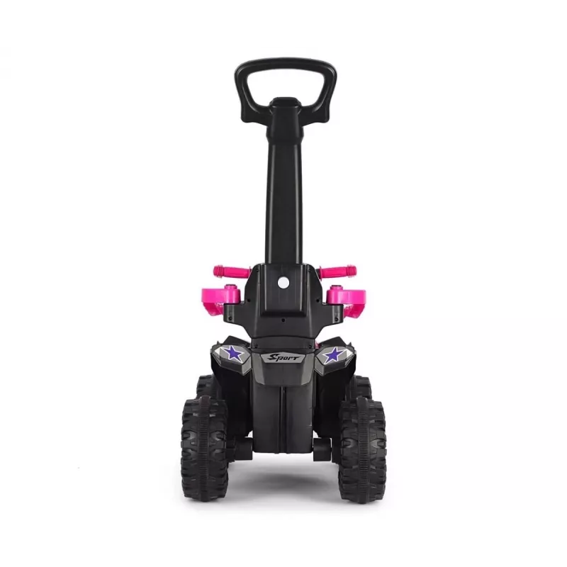 MILLY MALLY Bicicletta per bambini con asta di spinta Wild Pink 12 pollici