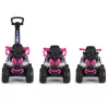 MILLY MALLY Bicicletta per bambini con asta di spinta Wild Pink 12 pollici