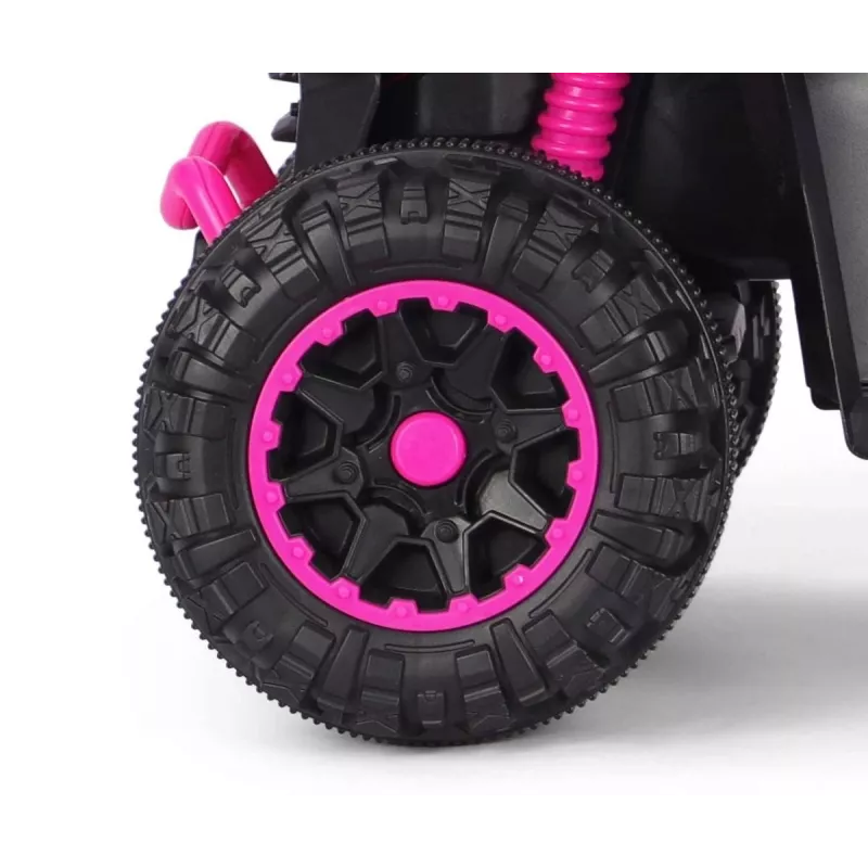 MILLY MALLY Bicicletta per bambini con asta di spinta Wild Pink 12 pollici
