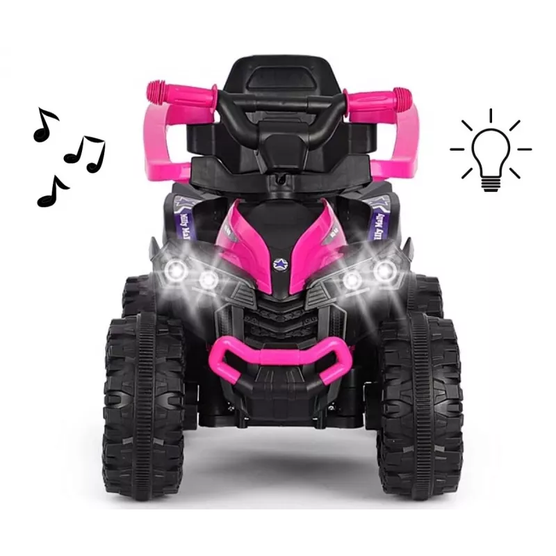 MILLY MALLY Bicicletta per bambini con asta di spinta Wild Pink 12 pollici