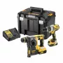 DEWALT 18V XR Kit combinato brushless DCK229P2T (DCD996 Trapano avvitatore, DCH273 Martello rotativo SDS-Plus) 2x5.0Ah TSTAK
