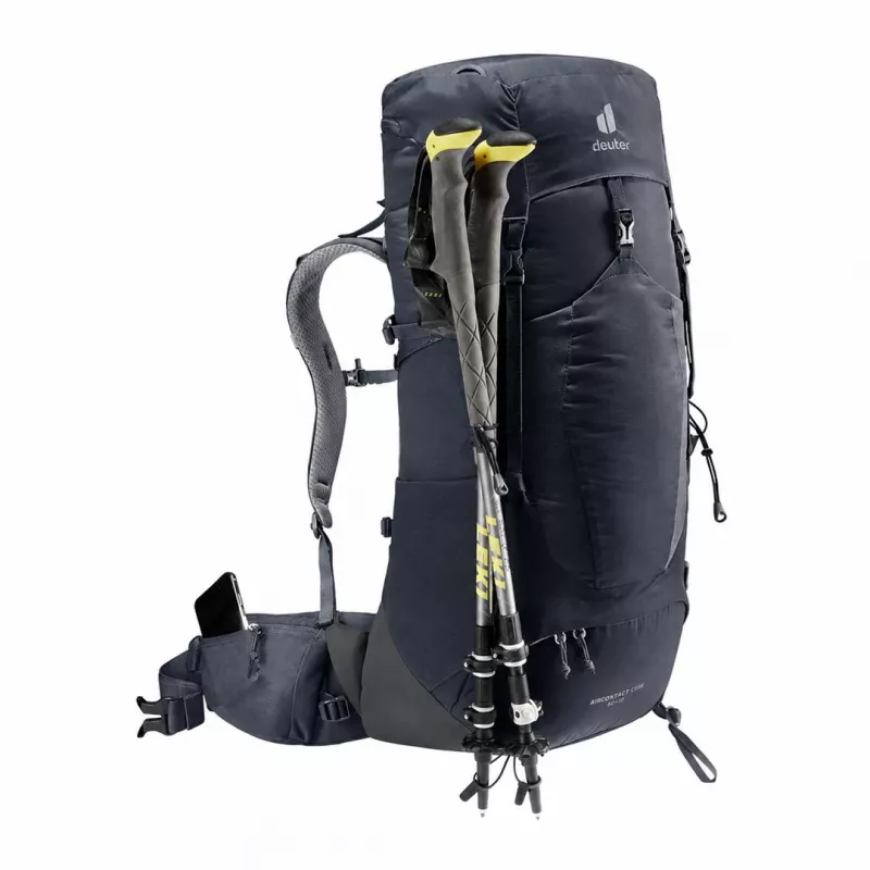 Deuter Aircontact Lite 40+10 Zaino nero/grigio