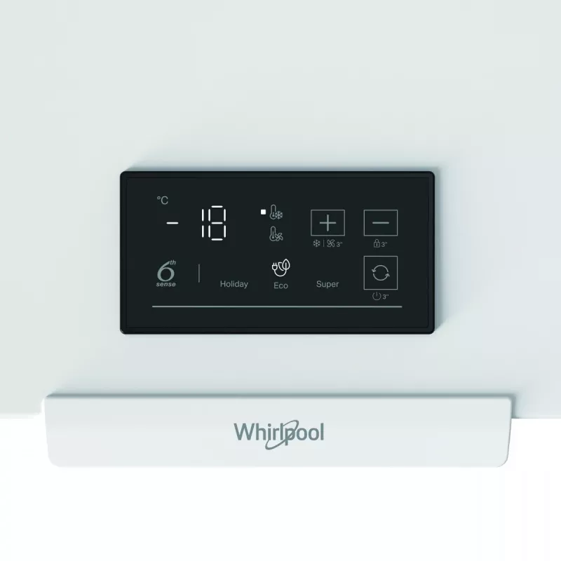 WHIRLPOOL Congelatore W3RHS19EW1, 197 L, bianco, classe energetica E