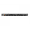 LANBERG Rack PDU 19 pollici 1U 16A 2m 4x C19 6x C13 C20 nero