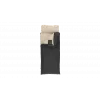 Outwell Contour Prime Sacco a pelo sintetico (190 cm) - nero, chiusura destra