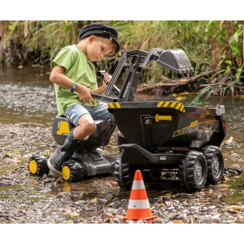 MILLY MALLY Rolly Toys Digger Volvo Giocattolo a spinta