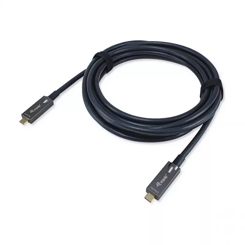 Equip USB 3.2 Gen 2 USB-C su USB-C cavo ottico attivo 15m nero