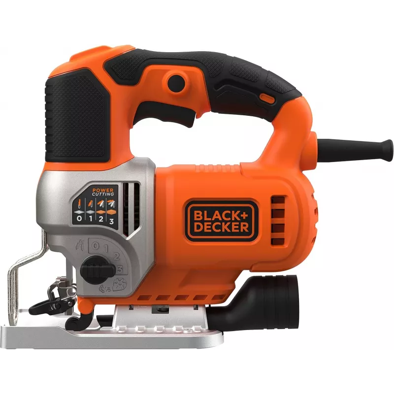 Black & Decker BES610K-QS seghetto alternativo pendolare 650W in Kitbox