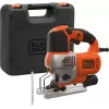 Black & Decker BES610K-QS seghetto alternativo pendolare 650W in Kitbox