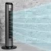 Cecotec EnergySilence 8190 Skyline Ionic ventilatore a torre, ventilatore a piantana, 60 W, 29 cm, 3 velocità, oscillazione, timer, telecomando, grigio