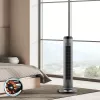 Cecotec EnergySilence 8190 Skyline Ionic ventilatore a torre, ventilatore a piantana, 60 W, 29 cm, 3 velocità, oscillazione, timer, telecomando, grigio