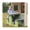 SMOBY Life tavolino da picnic per bambini verde/grigio