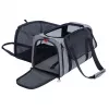 ZOLUX NOMAD L trasportino espandibile per animali 48×30,8×30,5 cm grigio/nero