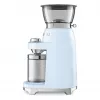 Smeg CGF03PBEU macinacaffè, 15 livelli di macinatura, capacità 240 g di chicchi, 150 W, blu pastello