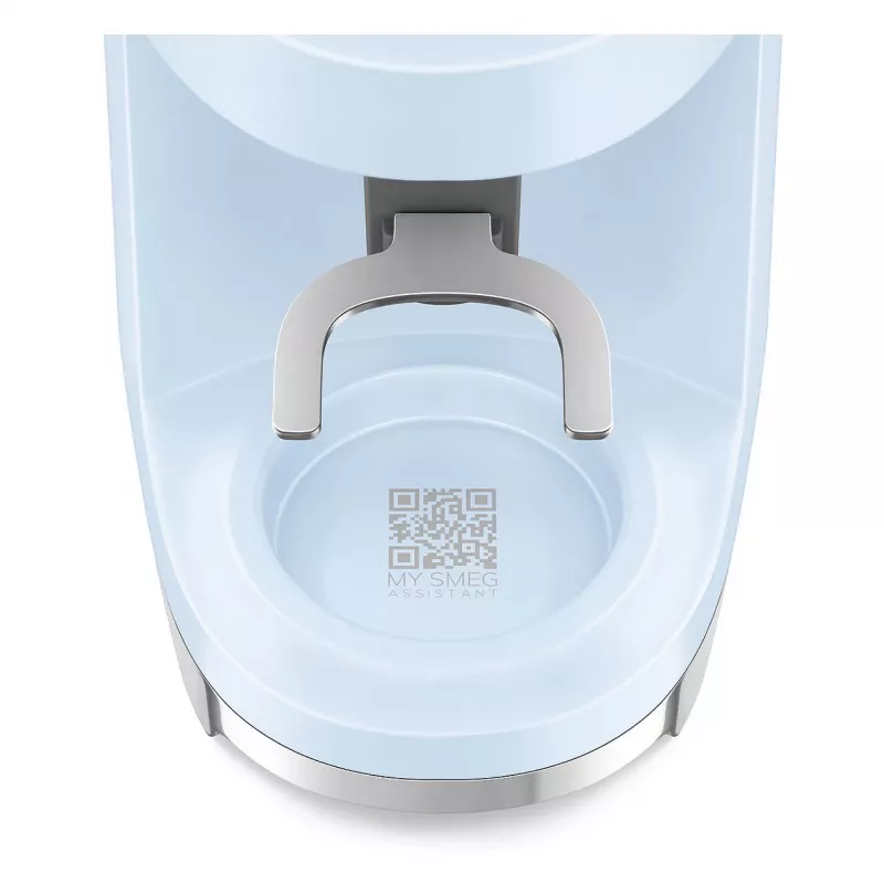 Smeg CGF03PBEU macinacaffè, 15 livelli di macinatura, capacità 240 g di chicchi, 150 W, blu pastello