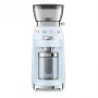 Smeg CGF03PBEU macinacaffè, 15 livelli di macinatura, capacità 240 g di chicchi, 150 W, blu pastello