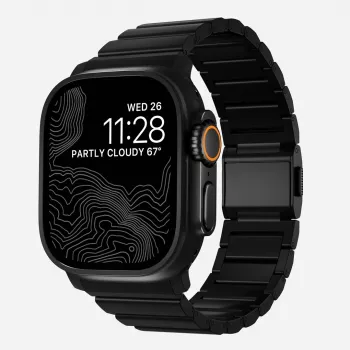 NOMAD cinturino in titanio per Apple Watch 46/49mm argento