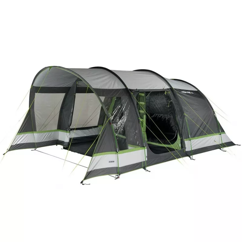 High Peak Garda 5.0 tenda a tunnel 4 persone verde/grigio chiaro