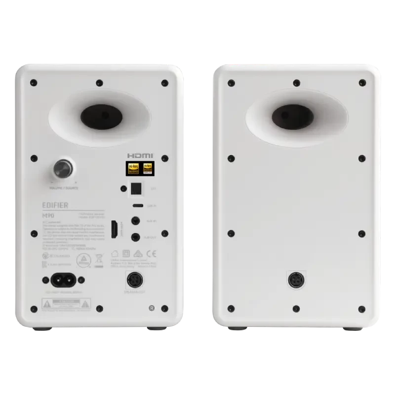 Edifier M90 diffusori attivi 2.0 compatti, bianco