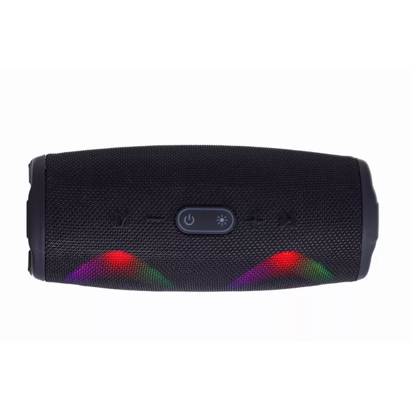 Gembird SPK-BT-LED-02 diffusore party Bluetooth portatile, 10 W, nero