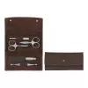 ZWILLING set manicure-pedici 5 pezzi con forbici per unghie, custodia in pelle, nero