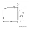 Bosch Serie 6 HBG557EB3 forno da incasso con pirolisi autopulente, 71L, nero