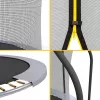 REBEL Active Trampoline PRO 15ft/457cm - nero/blu