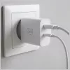 3MK FlowPower 45W PD 3.0 QC4+ caricabatterie GaN bianco