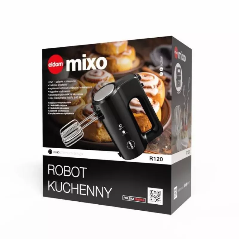 ELDOM R120 MIXO robot da cucina nero