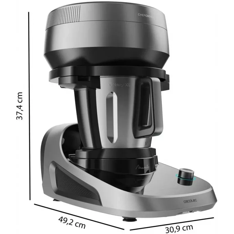 Cecotec Mambo CooKing Victory robot da cucina multifunzione 1700 W 4,5 L nero/grigio