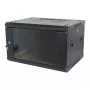 ALLNET SMA-Series Armadio a muro 19 pollici 12U in un pezzo profondità 600mm Nero Flat Pack