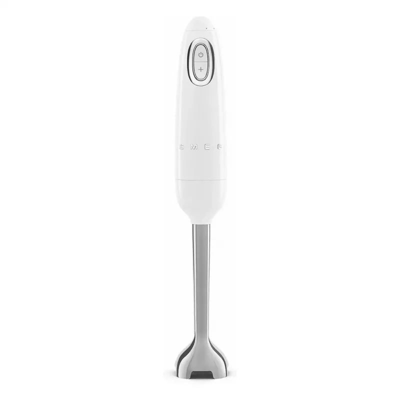 SMEG HBF03WHEU Frullatore a immersione, 700 W, braccio frullatore in acciaio inox, Bianco