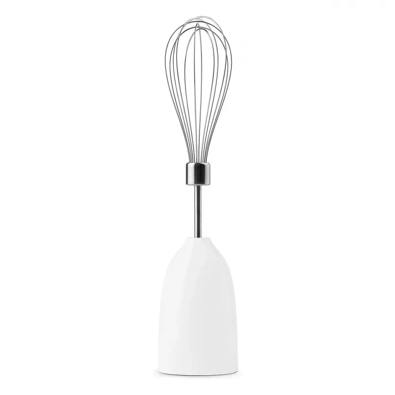 SMEG HBF03WHEU Frullatore a immersione, 700 W, braccio frullatore in acciaio inox, Bianco