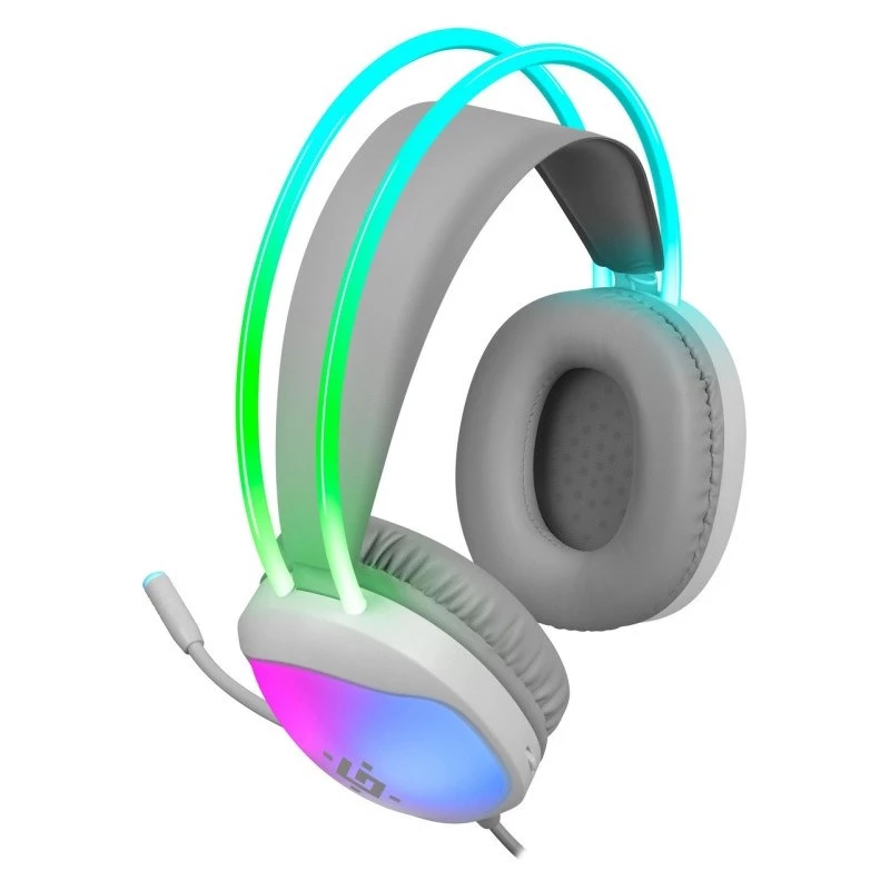 Defender Eclipse RGB Cuffie gaming Bianco