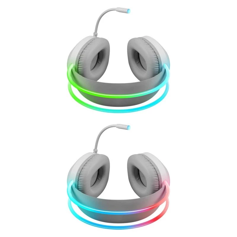 Defender Eclipse RGB Cuffie gaming Bianco