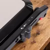 ELDOM GK200 GRILO Griglia di contatto 2000W con termostato regolabile, piastre antiaderenti, Nero/Argento