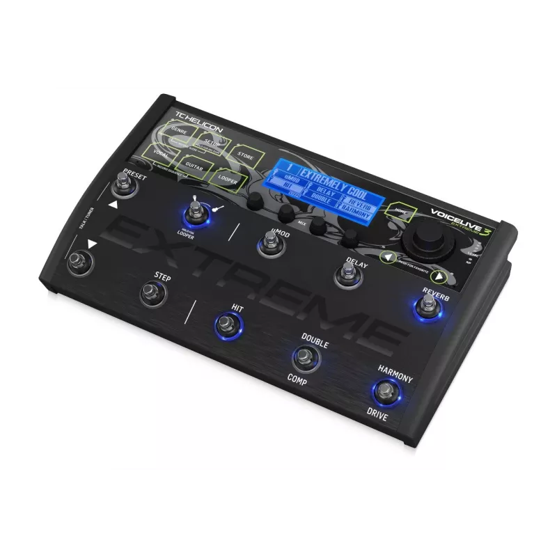 TC-Helicon VoiceLive 3 Extreme - Processore multieffetto per chitarra e voce con looper