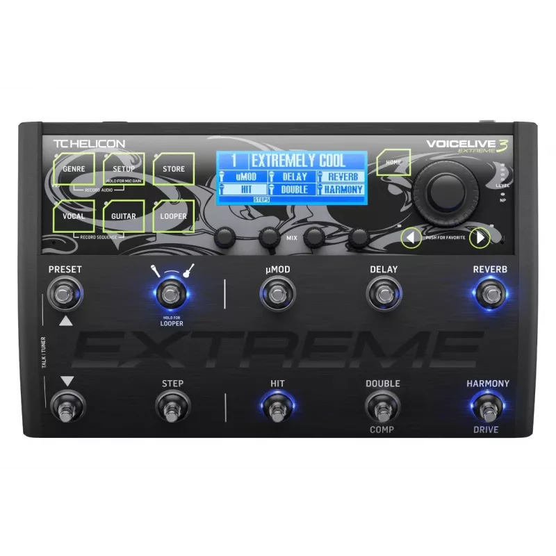TC-Helicon VoiceLive 3 Extreme - Processore multieffetto per chitarra e voce con looper