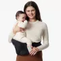 Momcozy Marsupio porta bebè con fascia per fianchi nero Medium