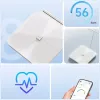 AWEI SS1 Bilancia pesapersone multifunzione con Bluetooth 5.0, bianca